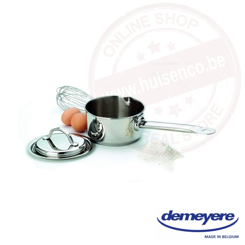Melkpan met twee teutjes en deksel 14 cm Melkpan met twee teutjes en deksel 14 cm