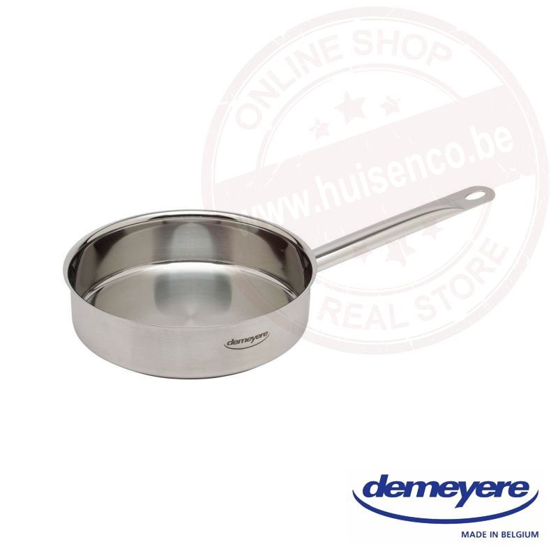 Commercial by Demeyere lage sauteuse zonder deksel 28 cm