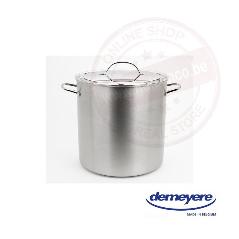 Resto by Demeyere grote soeppot 28cm 17l - met deksel Resto by Demeyere grote soeppot 28cm 17l - met deksel