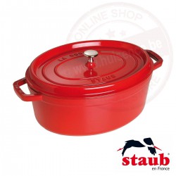 Staub ovale cocotte ø37cm 8.00l - kers