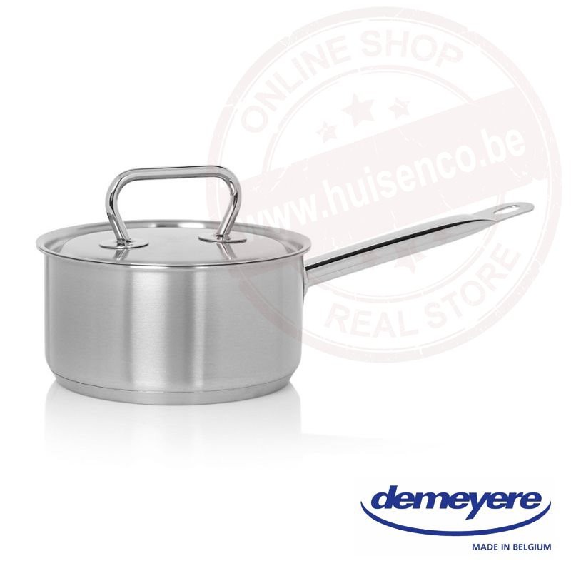 Classic by Demeyere steelpan met deksel 16 cm Classic by Demeyere steelpan met deksel 16 cm