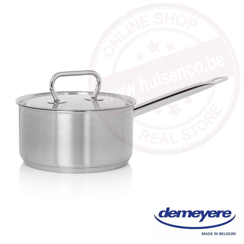 Classic by Demeyere steelpan met deksel 18 cm Classic by Demeyere steelpan met deksel 18 cm