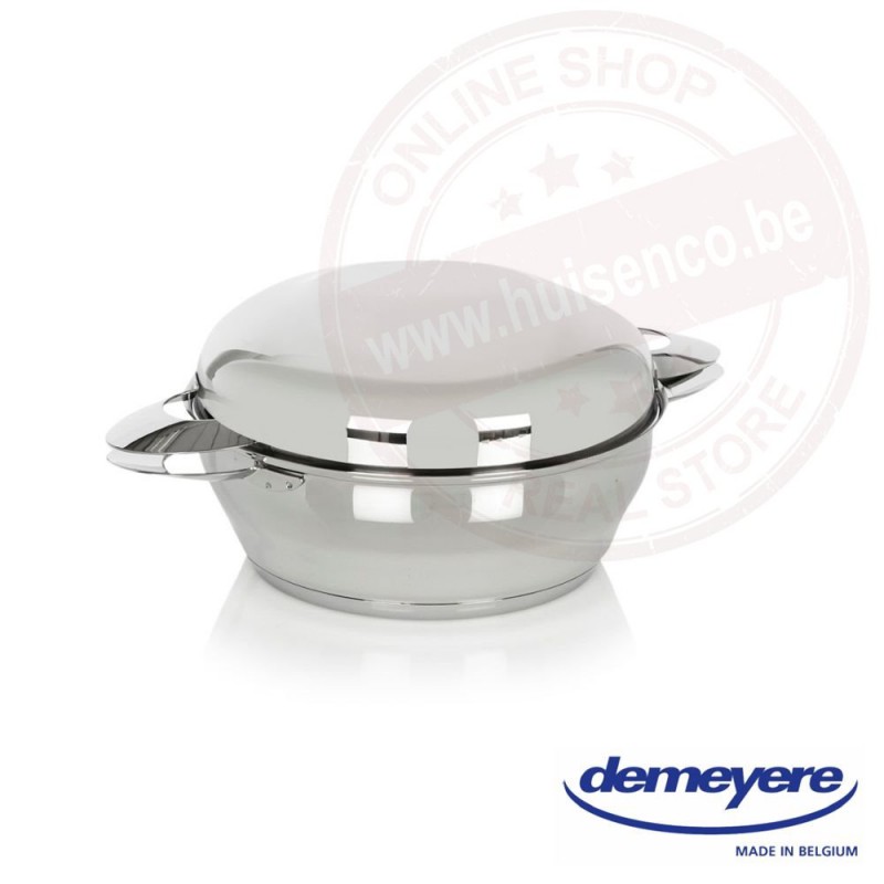 Resto by Demeyere mosselpot 22cm 2.3l - met schaaldeksel Resto by Demeyere mosselpot 22cm 2.3l - met schaaldeksel