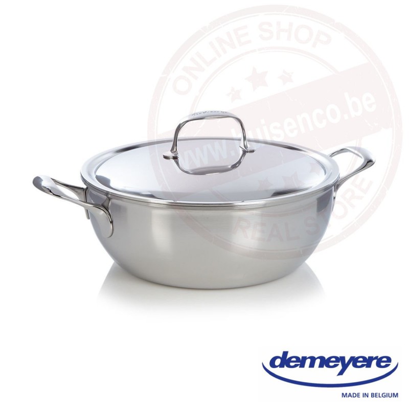 Atlantis conische sudderpot met dichtgelegde rand & dubbelwandig deksel 28 cm Atlantis conische sudderpot met dichtgelegde rand & dubbelwandig deksel 28 cm