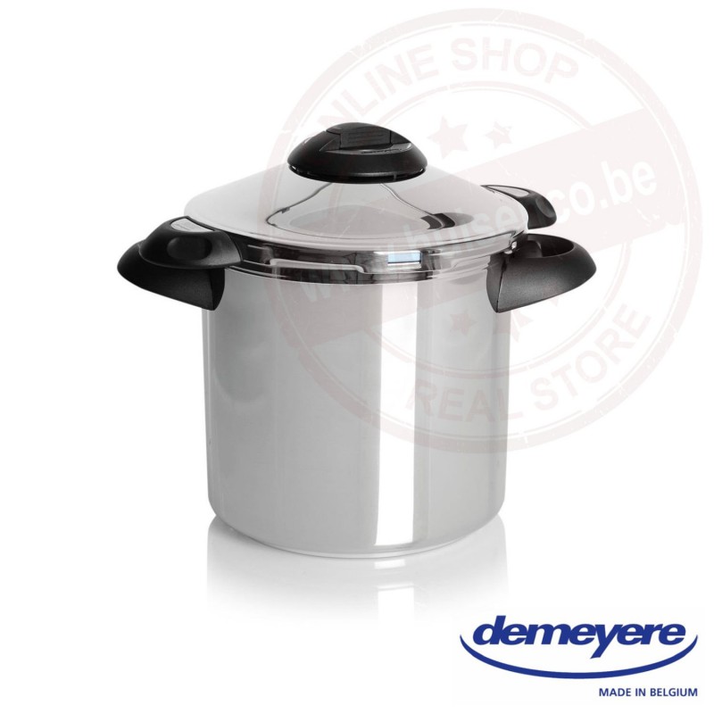 Snelkookpan brinox 22cm 8l - met supergeleidende sandwichbodem Snelkookpan brinox 22cm 8l - met supergeleidende sandwichbodem